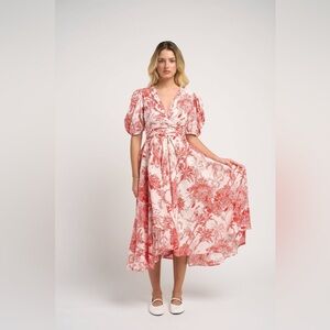 Guadalupe Design Monica Midi Dress